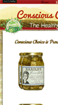 Mobile Screenshot of consciouschoicefoods.com